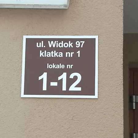아파트 Widok *